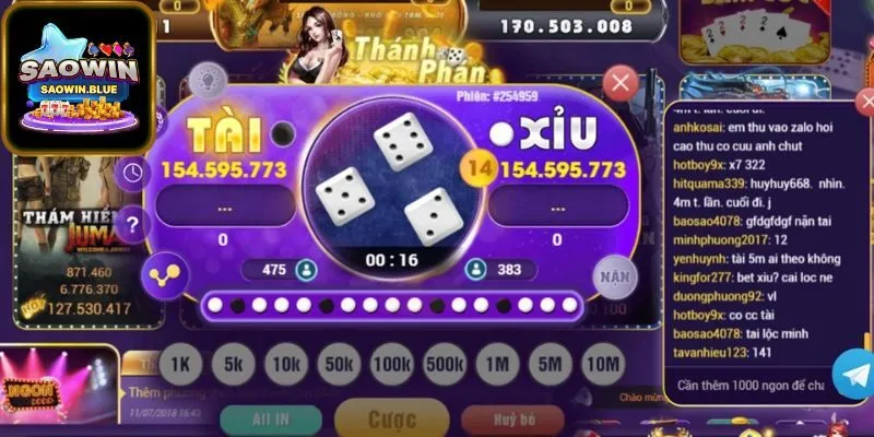 Giới Thiệu Về Trò Chơi Tài Xỉu Ăn Tiền Thật Tại Saowin